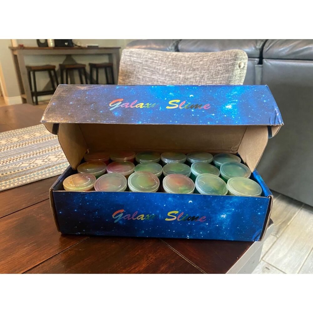 Galaxy Slime Kit for Girls Boys, 36 Pack Mini Slime Party Favors for Kids,